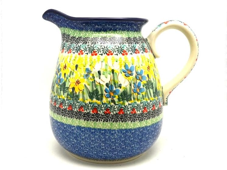 Polish Pottery Pitcher - 2 quart - Unikat Signature U5131