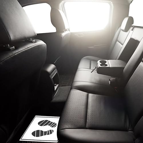 Miniatura 7 de IMIKEYA Alfombrilla de papel 25 alfombrillas desechables para el piso del automóvil, alfombrillas desechables para interiores de impresión