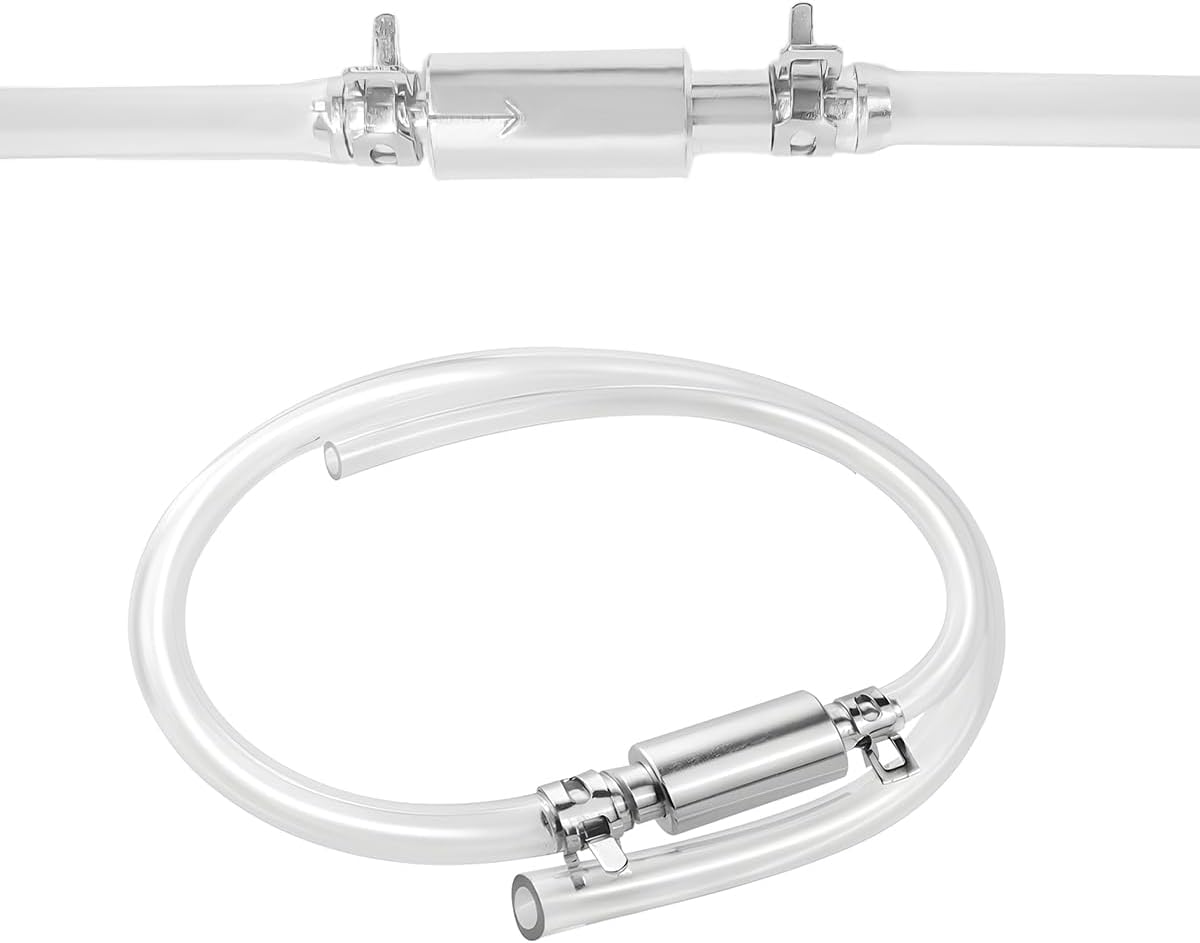 BWBWND Car Brake Bleeder Hose Kit with One-Way Check Valve