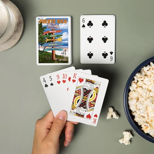 Baraja de poker Isla del Encanto Puerto Rico 52 cartas miniatura 2