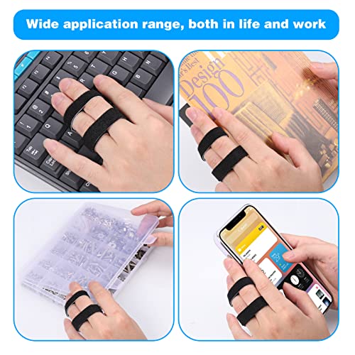 Hejo Trigger Finger Schiene, 10 Stück Fingerbandage, Bandage Finger, verstellbare Fingerschutz für Mittelfinger, Ringfinger, Kleiner Finger