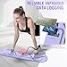 Pilates Board, Foldable Pilates Reformer Set for Home Workout with Timer, Multifunctional Portable Reformer Pilates Machine at Home Pilates Equipment for Fitness, Exercise, Abs, Core Training