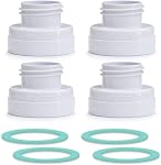 Maymom Conversion Kit Compatible with Medela Breast Pumps Breastshield to Compatible with Phillips Avent Wide-mouth Bottle Plus Sealing Ring