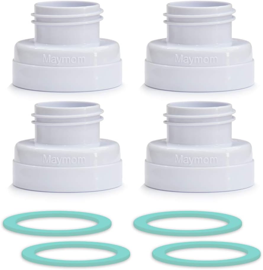 Conversion Kit Compatible with Medela Breast Pumps (Selected) to be Compatible with Avent Classic Bottles, Avant Natural PP Bottle and speCtra Wide-mouth Bottles Thread Changer; w Sealing Rings