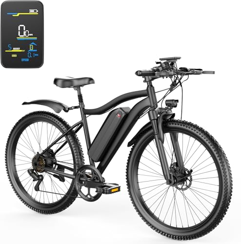 7-Speed E-Bike for Adults, 26" Electric Bicycle 1200W Peak Motor,