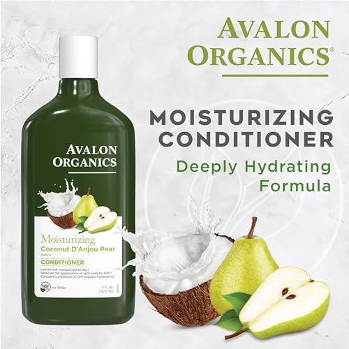 Image of Avalon Organics All Natural Coconut Pear Conditioner, 11 Fl Oz