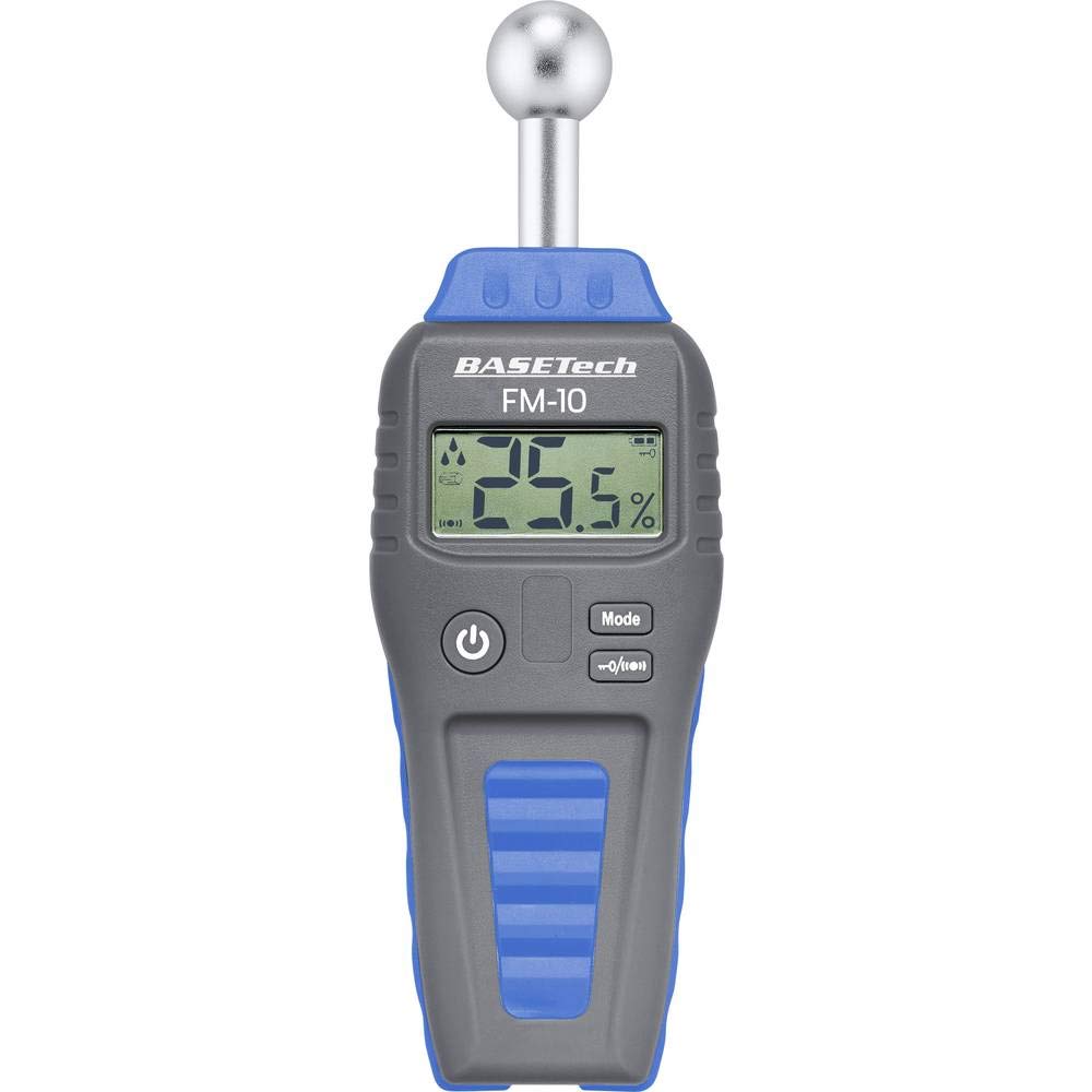 Basetech FM-10 Misuratore di umidità per materiali Range 0.1-99