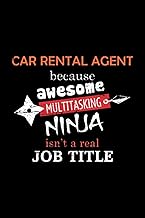 Car Rental Agent Lined Notebook Journal: Notebook / Journal Track Lessons, Homebook To Define Goals & Record ... And To do list | 6x9 Inch, 108 pages | Lined