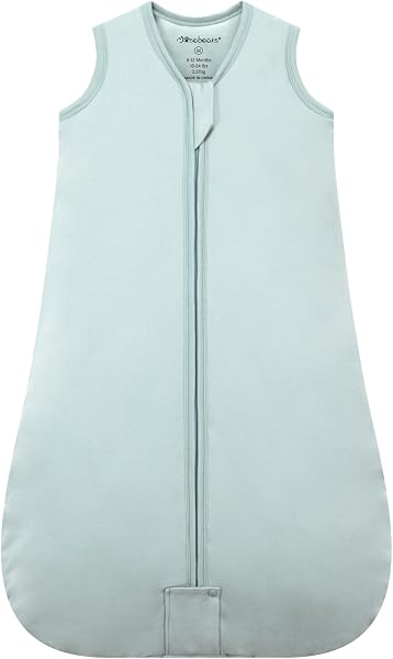 Mosebears Baby Winter Sleeping Bag, 2.5 Tog, Cotton, for Various Sizes from Birth to 24 Months (Calm Sage, 12-18 Months) - 1