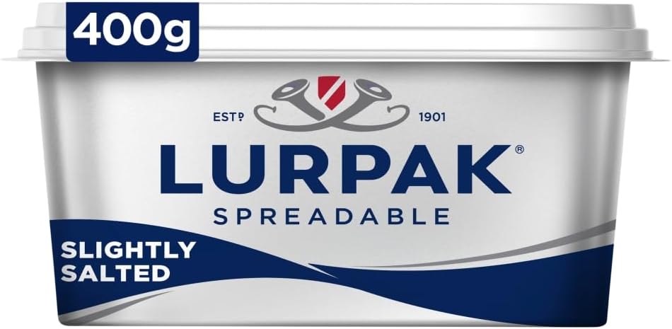 Lurpak Slightly Salted Spreadable Blend of Butter and Rapeseed Oil 400 g