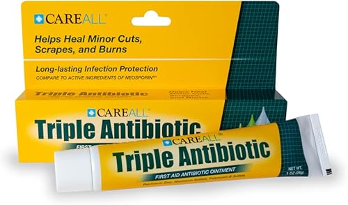 Miniatura 7 de CareAll Ungüento antibiótico triple de 1.0 onzas (paquete de 3), ungüento de primeros auxilios para cortes menores, rasguños y quemaduras
