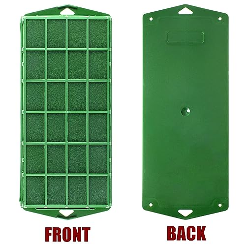 Oasis Floral Foam for Artificial Flowers,Floral Foam Cage 1 Pieces,Dry Floral Foam Blocks for Fresh Flower Arrangement Decoration,Wedding Arbor Arch Door