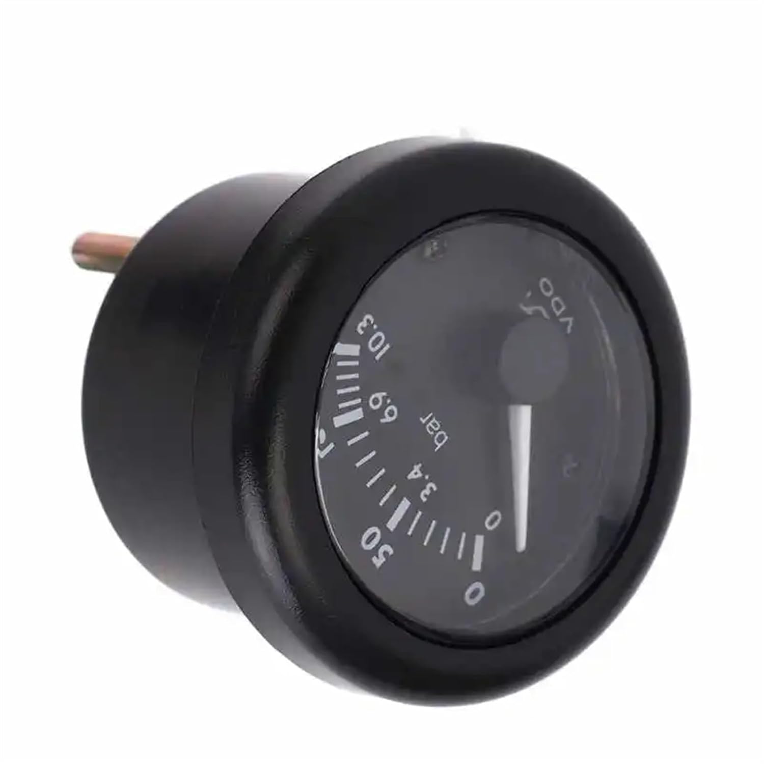 2in Diesel Engine Oil Pressure Gauge Fuel Pressure Detection Meter for Automobile Generator 8‑32V (Size : 12V)