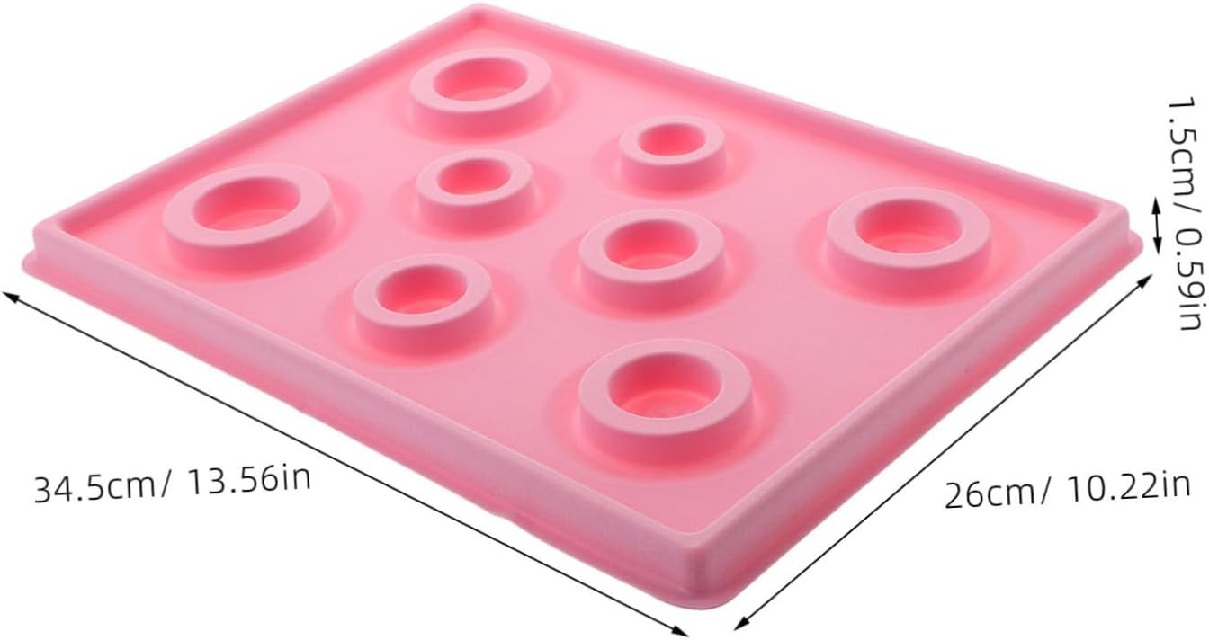 Plastic Flocked Jewelry Design Board Bead Tray for Bracelet Making Jewelry Making Supplies Multi-purpose Holder for Diy Projects