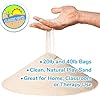 515cbipjeil - Classic Sand and Play Sand for Sandbox, Table, Therapy, and Outdoor Use, 20 lb. Bag, Natural, Non-Toxic, Wet Castle Building for Creativity and Stimulates Sensory Skills