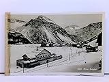 ak bahnhof  seltene AK Arosa, Bahnhof; im Winter, mit Zug