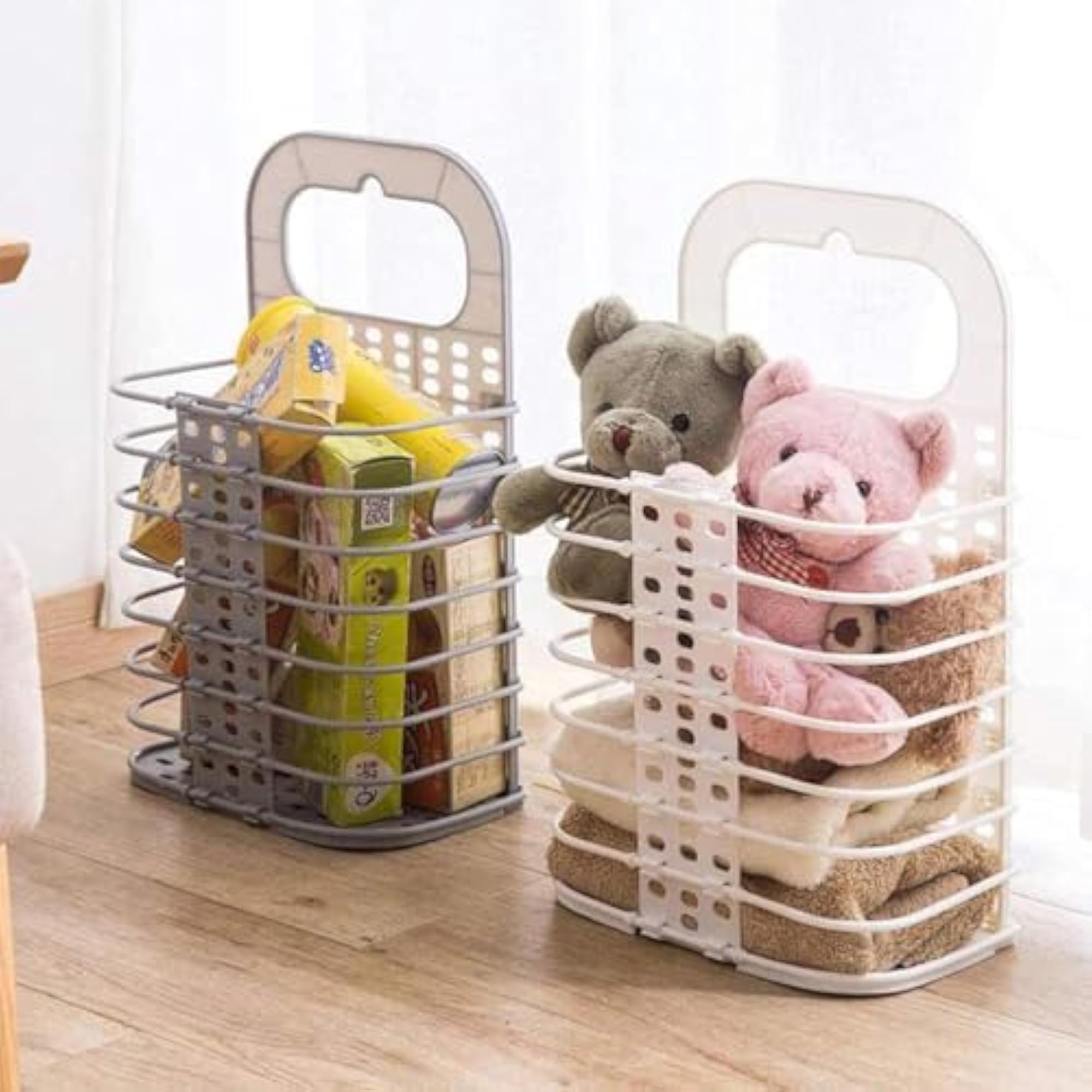 Wall & Washing Machine Hanging Clothes Storage Hamper
