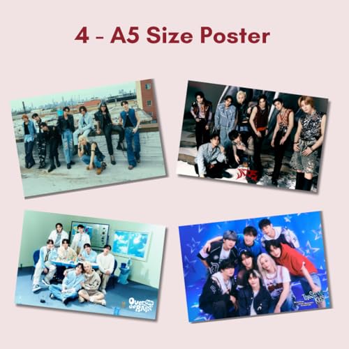 Image of SKZ Poster Combo Pack Of 4 Poster, 10 Photocards, 10 Photos, 1 Sticker Sheet, 2 Photo strips | Pinterest Wall Posters | K-Pop Posters | K-Pop Photocards | SKZ All In One Combo Pack