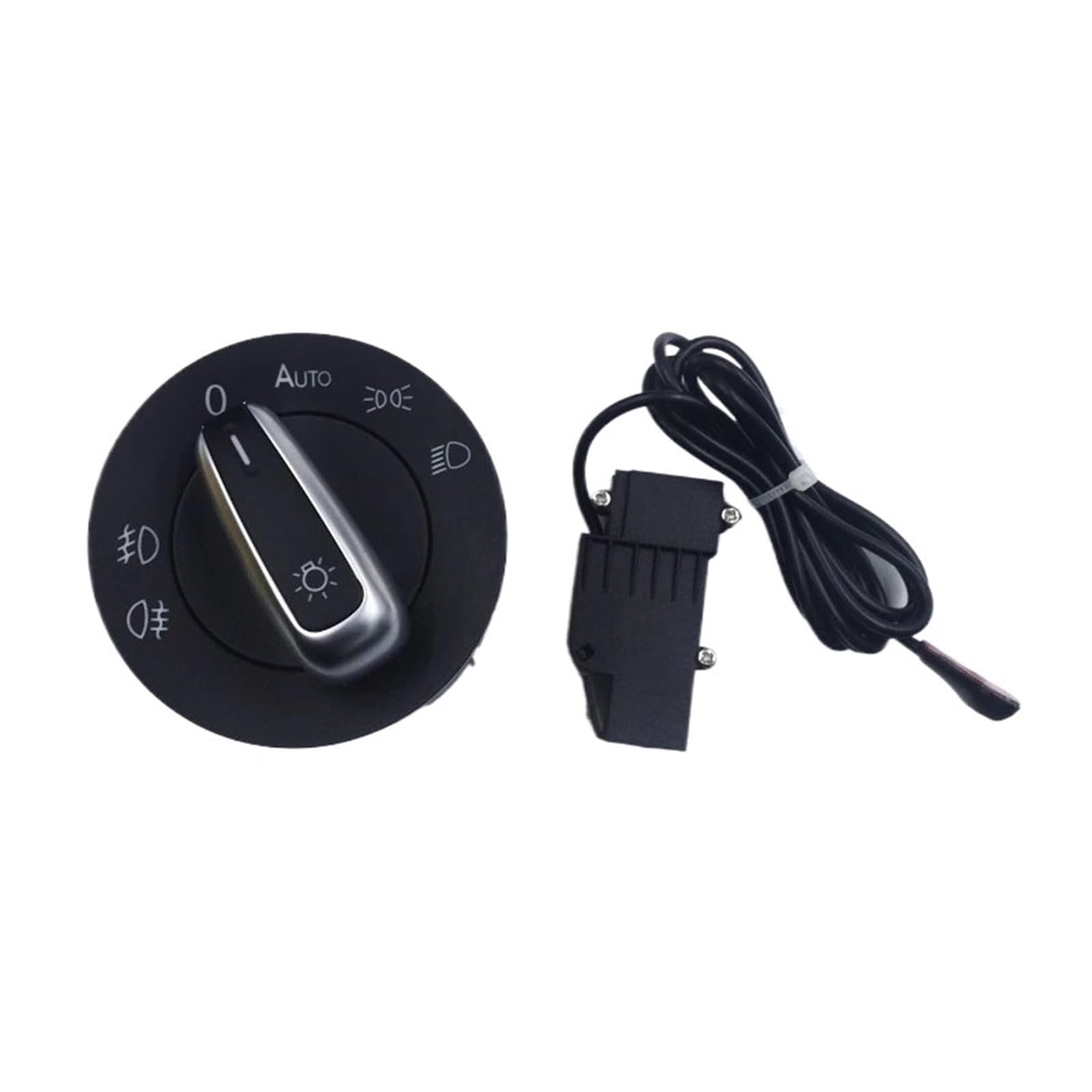 interruptor de luces principal Interruptor de luz Para Passat B6 B7 Interruptor faros 5ND941431B Agregar función automática(B)