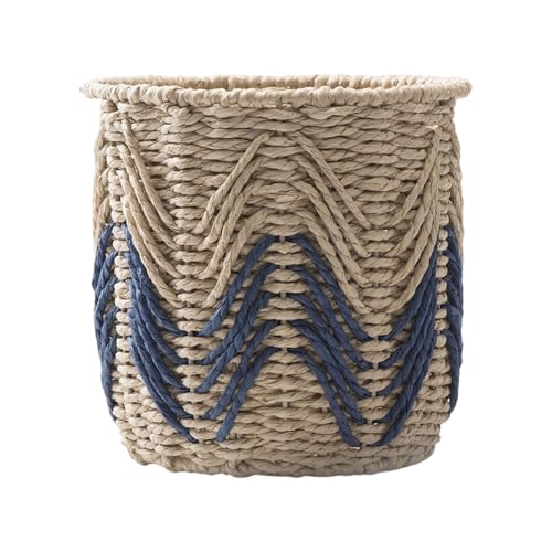 Panier de rangement en rotin avec structure en fer robuste Rustics chic