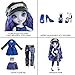 Rainbow High Vision and Neon Shadow-Uma Vanhoose (Neon Blue) Posable Fashion Doll. 2 Designer Outfits to Mix & Match, Rock Band Accessories Playset, Great Toy Gift for Kids 6-12 Years & Collector