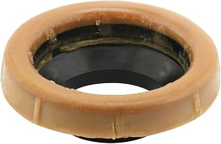 MP56530 Universal Toilet Wax Rings, Includes Black Rubber Funnel (6 Pack)