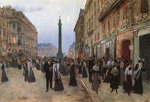 Toile Murale Paris Jean Béraud Décoration Salon Chic - Impression 60x90