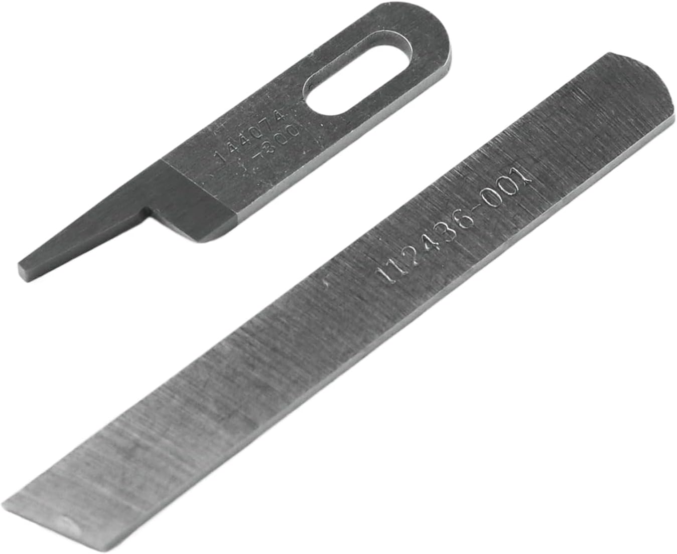 Blooy - 144074-300 + 112436-001 Upper and Lower Knife Set for Brother EF4-B531, B561, B571, MA4-B581 Overlock Sewing Machines (10 Sets)