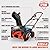 SENIX Corded Snow Blower,18 Inch Snow Thrower, Electric Snow Blower with 8" Clearing Depth, 600lbs/min, Max 33ft Throw Distance, 14Amp,1700 Watt Motor, 4 LED Lights