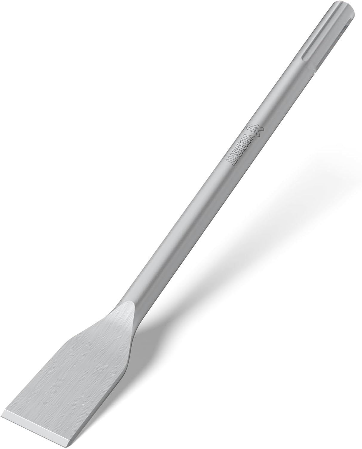 Tile Chisel with SDS Max Shank | 15.75 In.×1.57 In for Smaller Grout Joints, Bent Neck Chisel, Ideal for Removing Concrete Bricks Stones Masonry