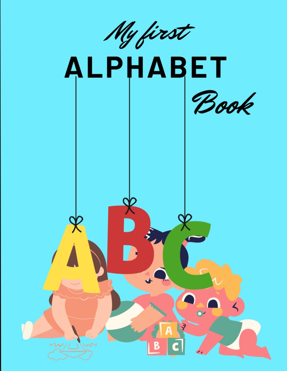 Alphabets book: Learn alphabets alongwith drawing. (Coloring book)