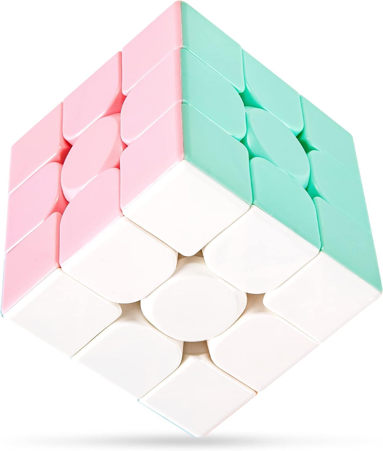 Speed Cube 3x3 Stickerless for Kids and Adults –Smooth and Quick Puzzle Cube – Fun and Entertaining – Develops Motor Skills, Dexterity – Stimulates and Challenges Mind