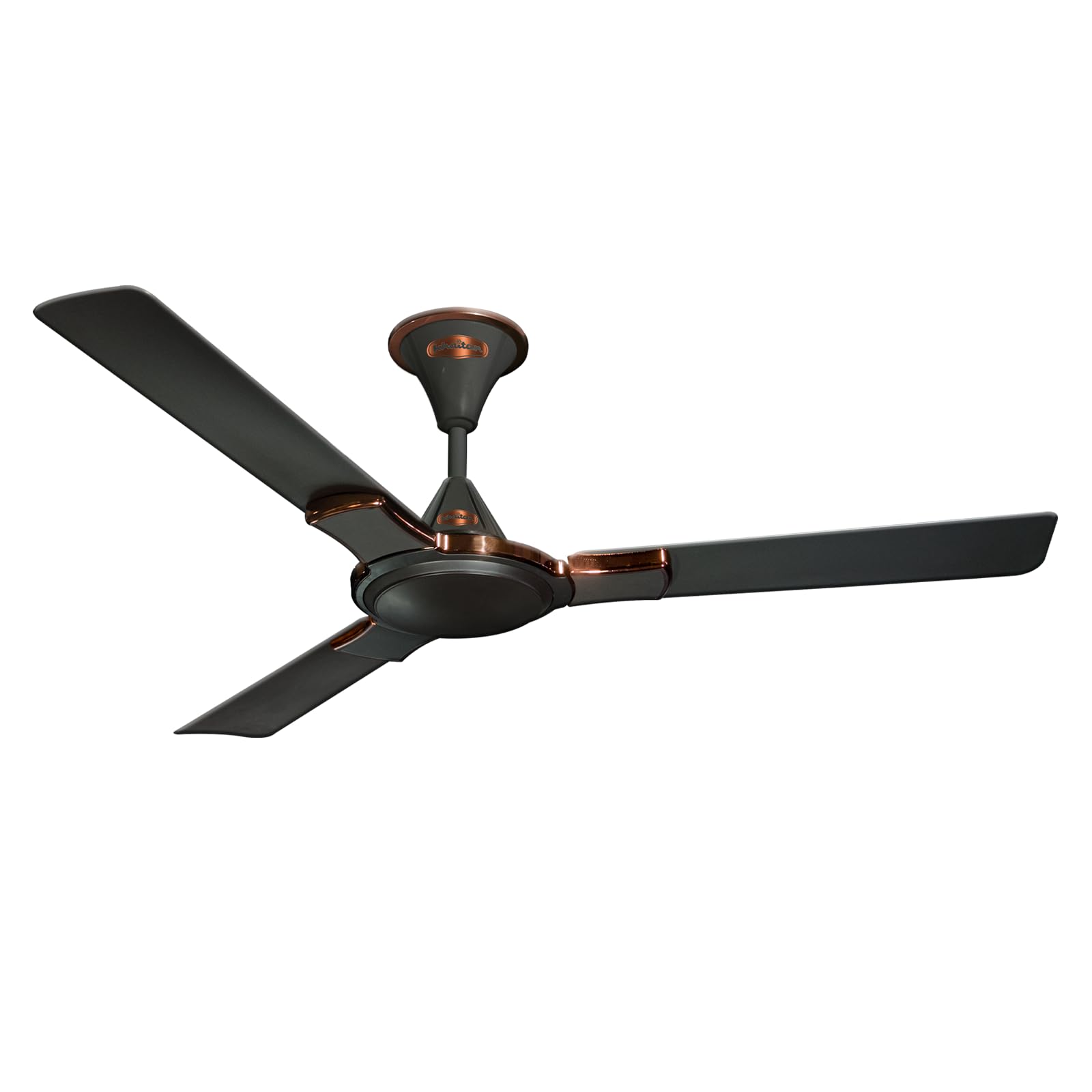 Khaitan Passion - 1200mm Hi-Speed Decorative Ceiling Fan | BEE Star Rated | Durable & Long-lasting | Energy Saving | 2-Years Warranty | Black - Pack of 1-image-0