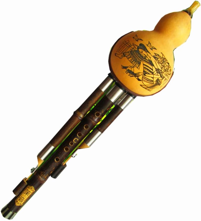 Bamboo Flute Flutes Black Bamboo Gourd Scholars C Adjusts B Tuning F Tuning Primary Instrument Flute Gourd Beginner Flute Musical Instrument, Bass C Key