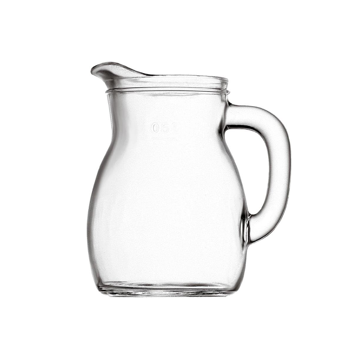 Bormioli Rocco Bistrot 500 ml jug with filling mark, pressure ring, 1 piece