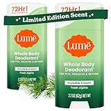 Lume Whole Body Deodorant - Invisible Cream Stick...
