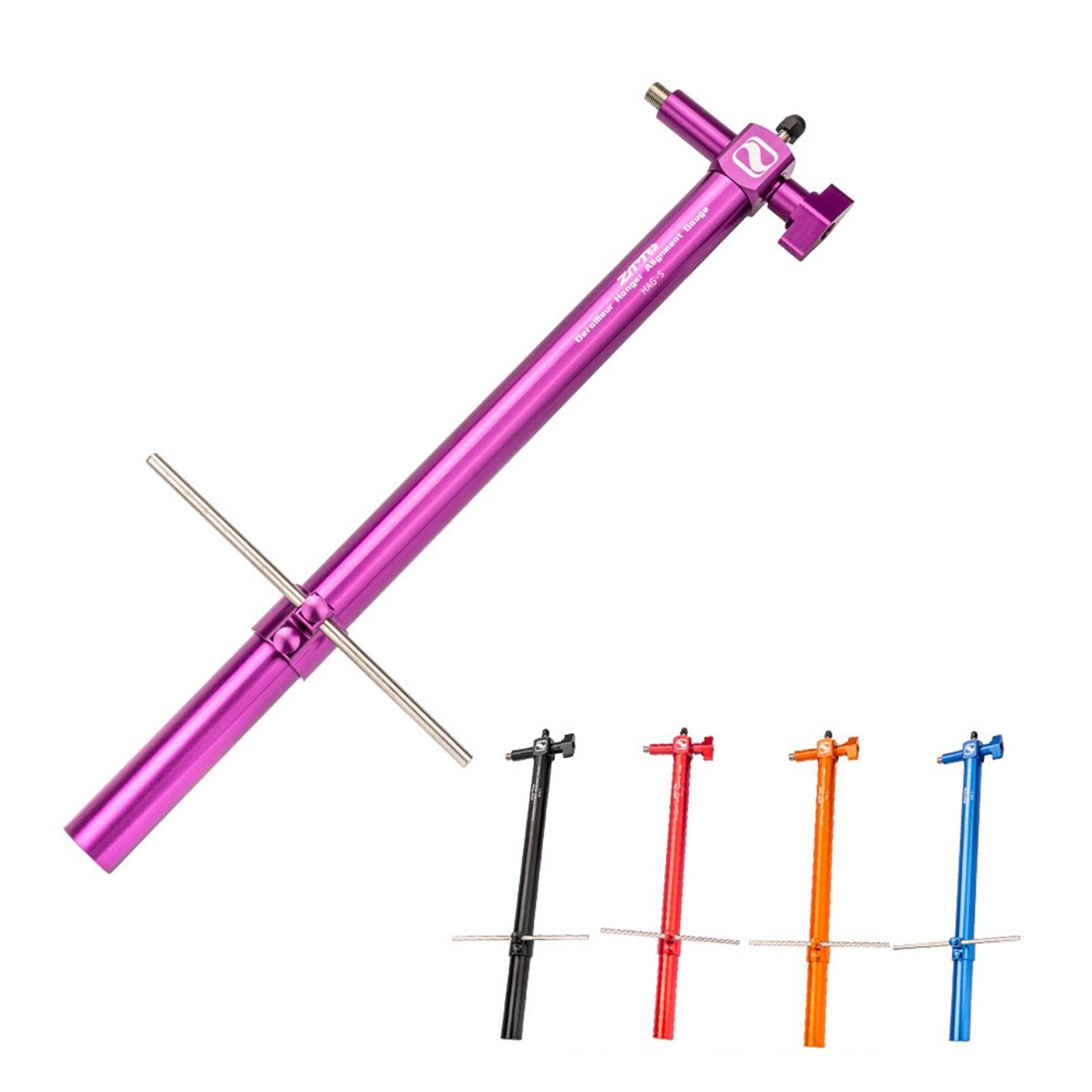 Amagogo Calibro Per Allineamento Gancio Deragliatore Bici | Strumento Di Riparazione In Alluminio Per Biciclette