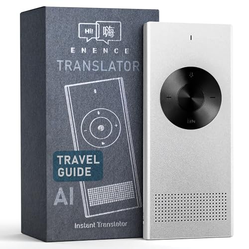 Enence - Enence Muama PRO | Smart Instant Real Time Voice Languages Translator, Portable Two-Way Foreign 60+ Languages Easy Translator, Pocket Dictionary for Learning, Travel, Business - -39%