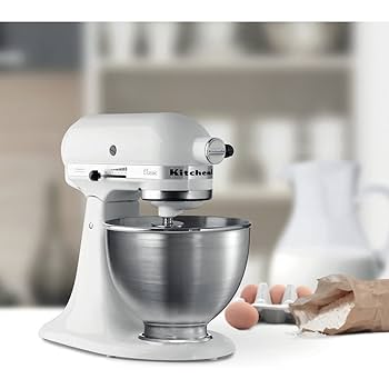 KitchenAid 5K45SSBWH CLASSIC 4.3 L Tilt-Head Stand Mixer