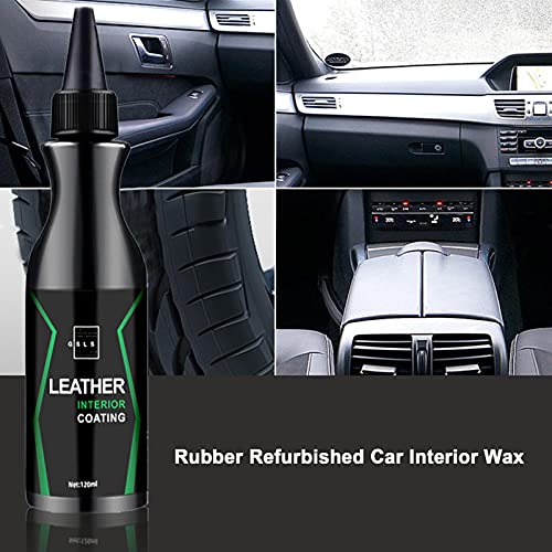 Lederverzorgingsset, Opgeknapte Rubberen Auto-interieurwas, Leercoatingcrème Met Spons, Leerreiniger Voor Banken… - Image 7