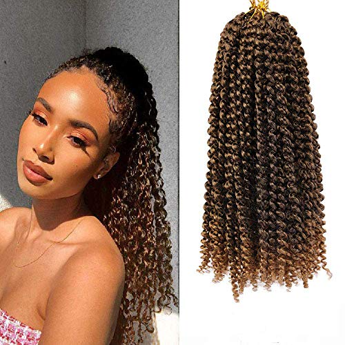 ELIGHTY Passion Twist Hair - 18 Inches Water Wave Crochet Braids Synthetic Heat Resistant Fiber - Soft, Lightweight, Stylish - Natural Braiding Extensions (18 Inch (Pack of 6), T27)