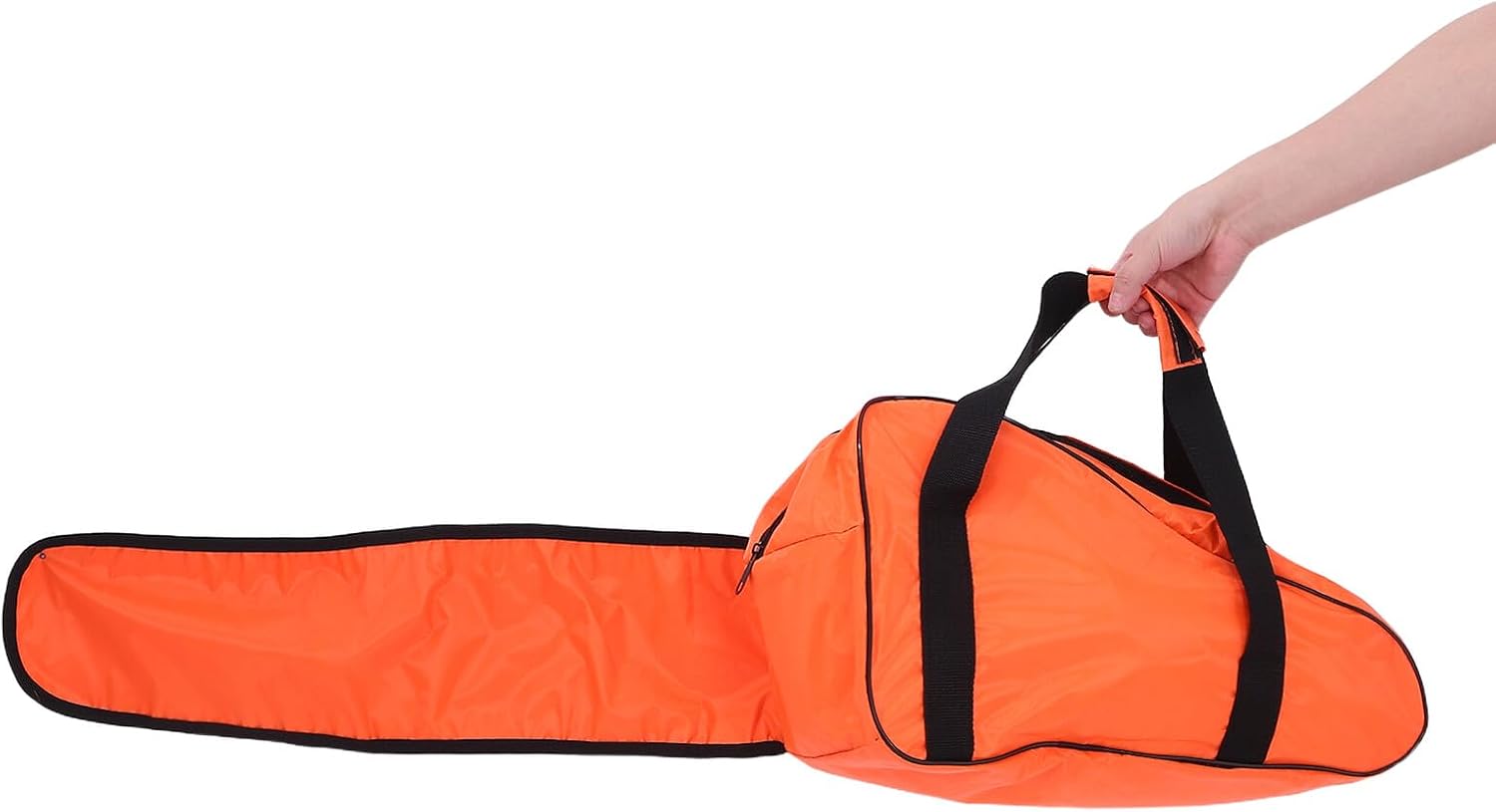 Orange Oxford Tool Storage Bag with Multiple Compartments and Handle image 4