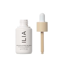 ILIA - Super Serum Skin Tint SPF 40 | Non-Comedogenic, Vegan, Lightweight to Help Against Blue Light, + Pollution while Hydrating, Smoothing, + Refining (Tulum ST2, 1 fl oz | 30 ml)