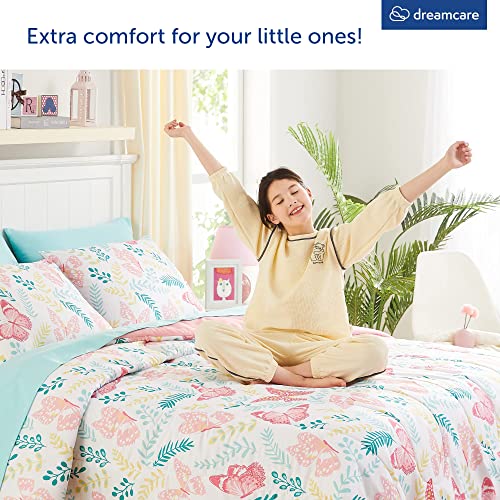 Twin Bedding Sets For Girls Butterfly Twin Comforter Set For Girls Bedding Sets Twin - 5 Pc Girls Twin Comforter Set Kids Bedding Sets For Girls, Kids Comforter Sets For Girls - Twin Girls Bedding Set #TOP2