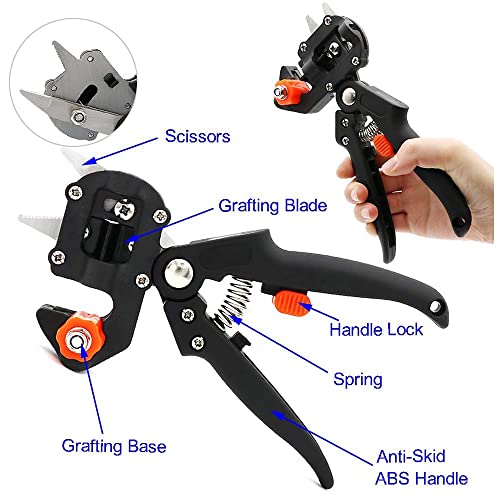 2 In 1 Grafting Tool Pruner Kit Gardening Pruning Tool For Fruit Tree Grafting Branch Trimming Cutting #TOP2