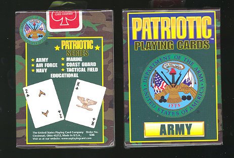 Amazon.com: Patriotic Playing Cards - Army : Toys & Games