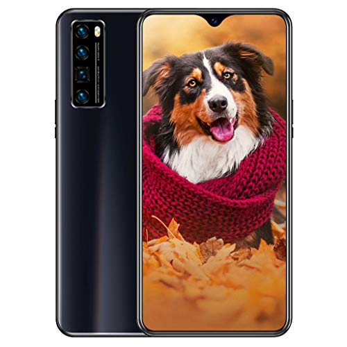 Handy ohne Vertrag Günstig Android 9.1 Smartphone Nowa 7, 32 GB ROM Quad Core, 13 MP+24 MP Kamera, 6.5 Zoll HD Display, Dual-SIM Smartphone
