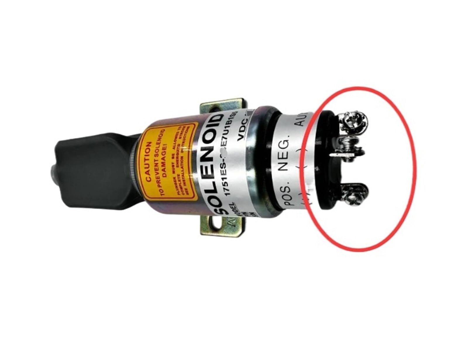 Électrovanne d'arrêt 12V 24V pour groupe électrogène et moteur diesel