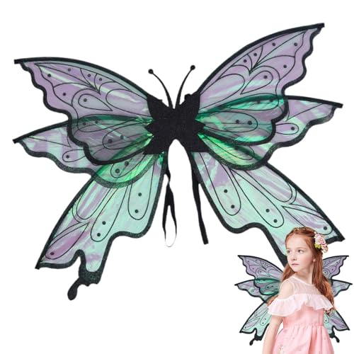 Ailes de fée Scintillantes, Ailes de fée Scintillantes | Ailes de Vinaigrette de festin - de pour Femmes Adultes, Ailes d'halloween pour Filles, de Papillon de