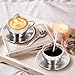 Imagen de Juego de tazas de café de acero inoxidable